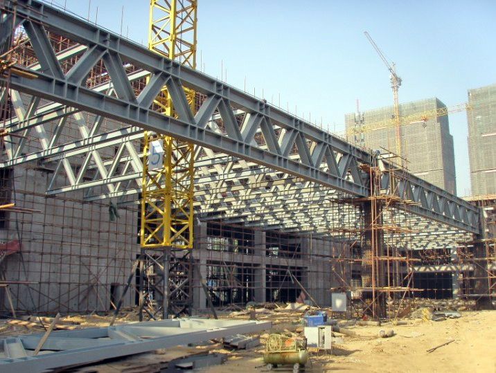 三门峡市文体中心会展钢结构工程